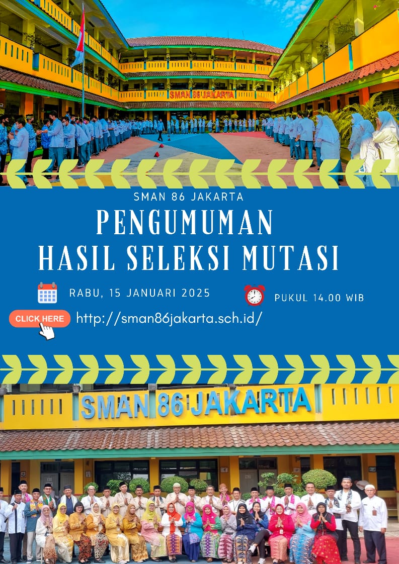 PENGUMUMAN HASIL SELEKSI MUTASI PESERTA DIDIK SEMESTER GENAP TAHUN 2025