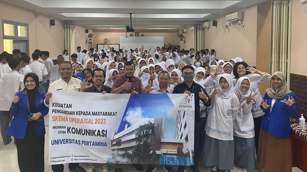 Kegiatan Pengabdian Kepada Masyarakat Skema Uperaisal 2023 Program Studi Komunikasi Universitas Pertamina